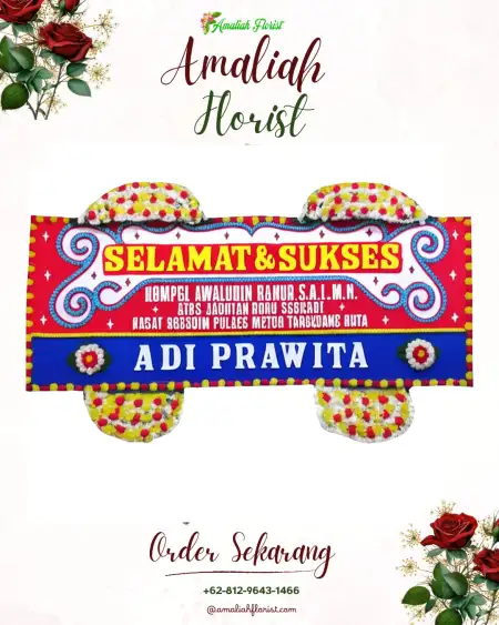 Papan Bunga Ucapan Selamat Sitirejo I